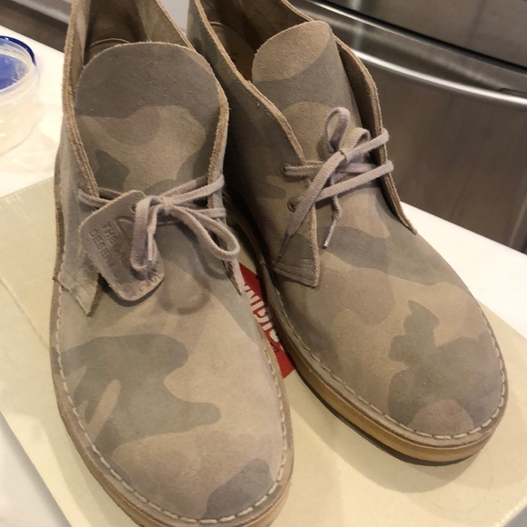 clarks camouflage desert boots